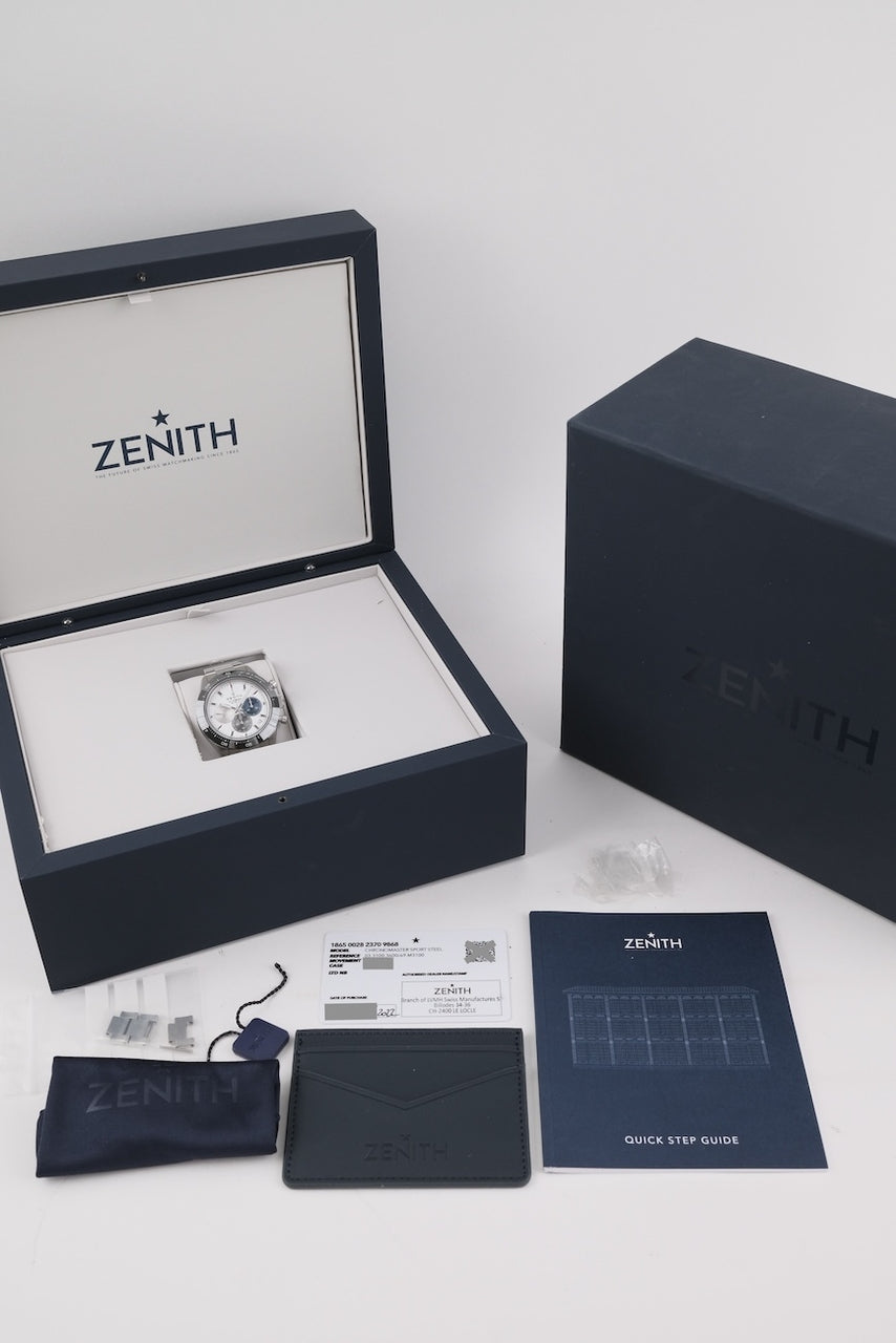 Zenith Chronomaster Sport 03.3100.3600/69.M3100 - Papiere und oder Lieferumfang