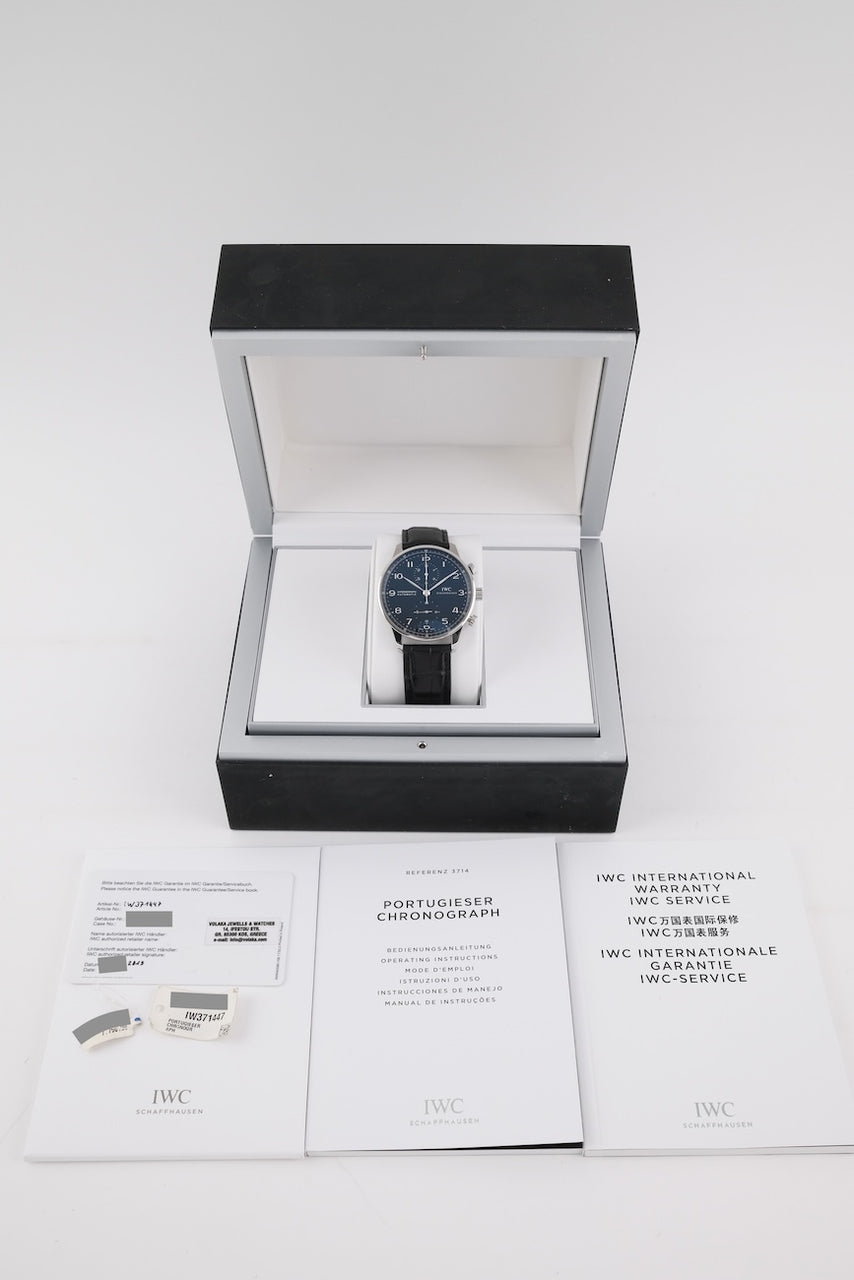 IWC Portugieser Chronograph IW371447 - Papiere und oder Lieferumfang