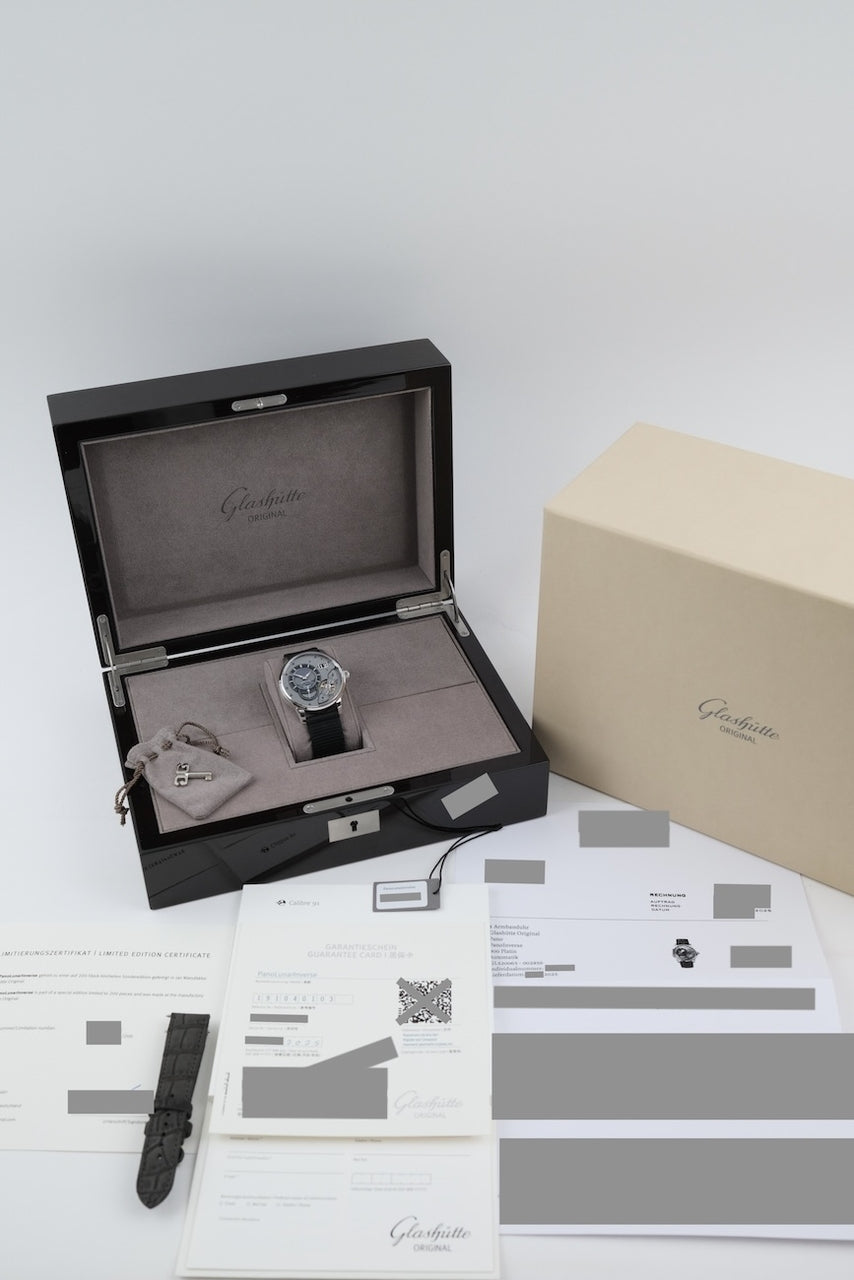 Glashütte Original PanoLunarInverse 1-91-04-01-03-64 - documentación o volumen de suministro