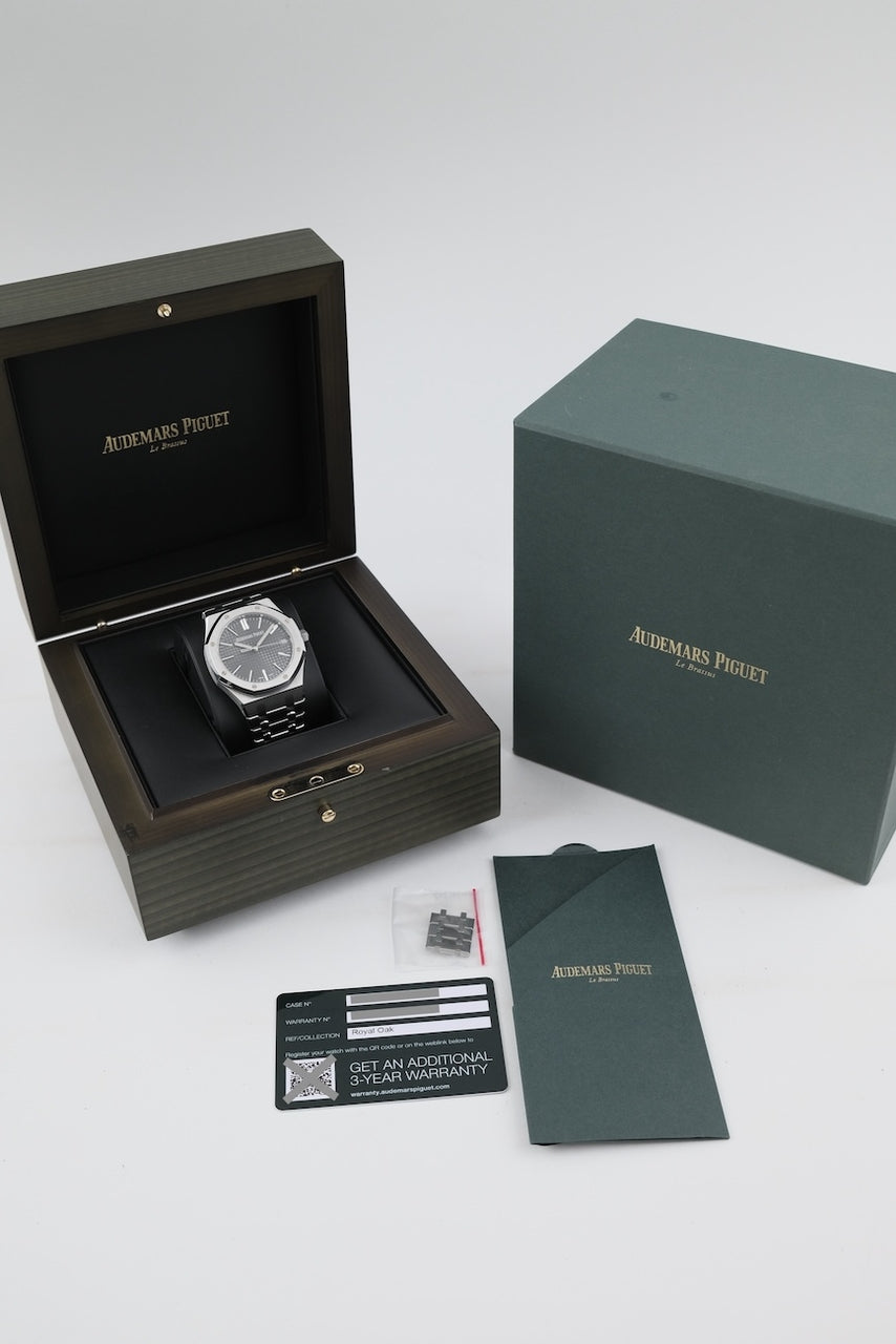 Audemars Piguet Royal Oak 41mm 15510ST - Papiere und oder Lieferumfang