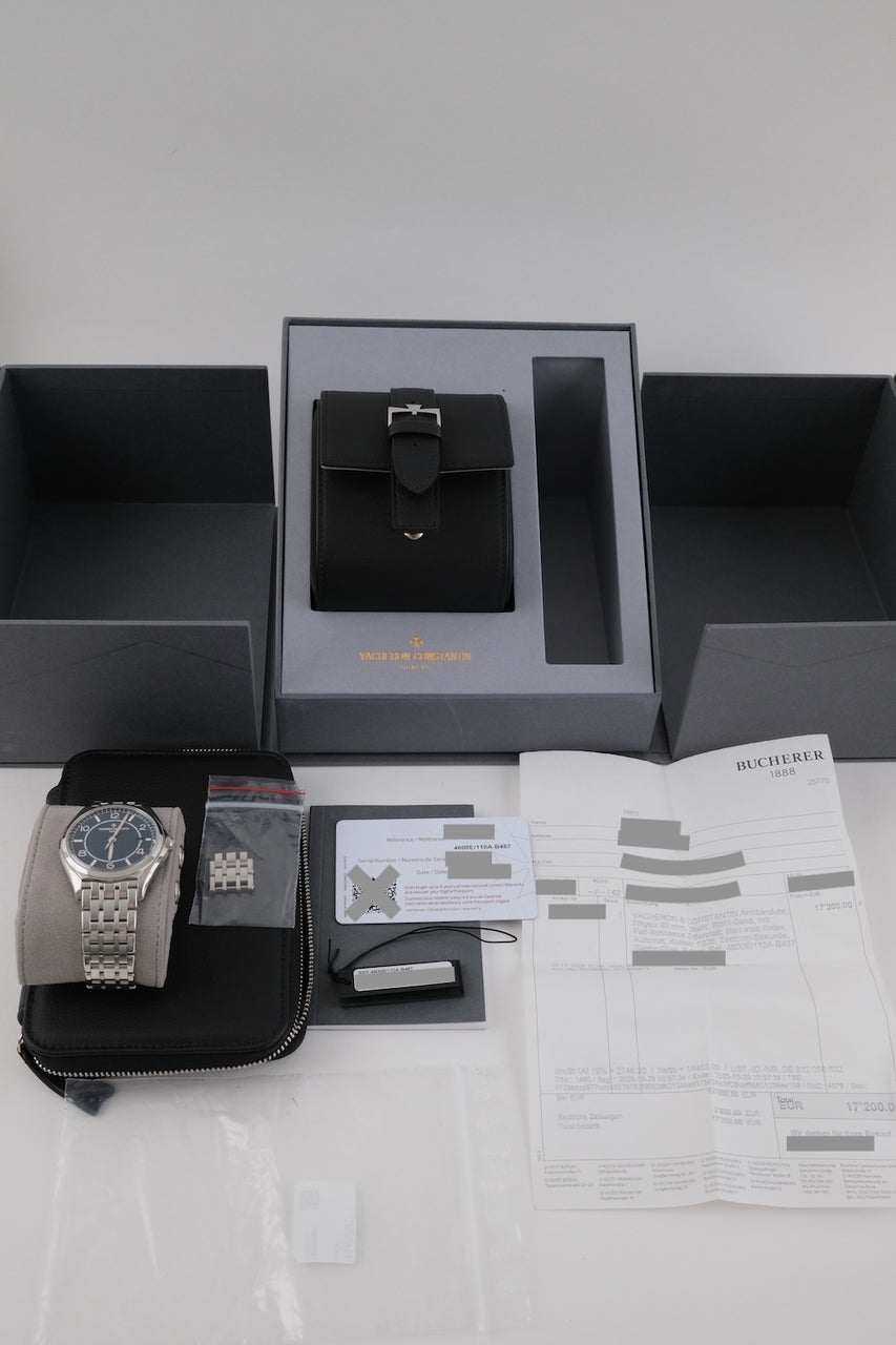Vacheron Constantin Fiftysix 4600E/110A-B487 - Papiere und oder Lieferumfang