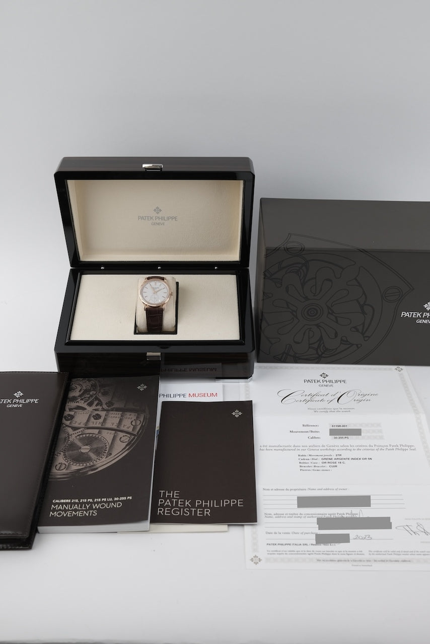 Patek Philippe Calatrava 6119R-001 - Papers and documentation