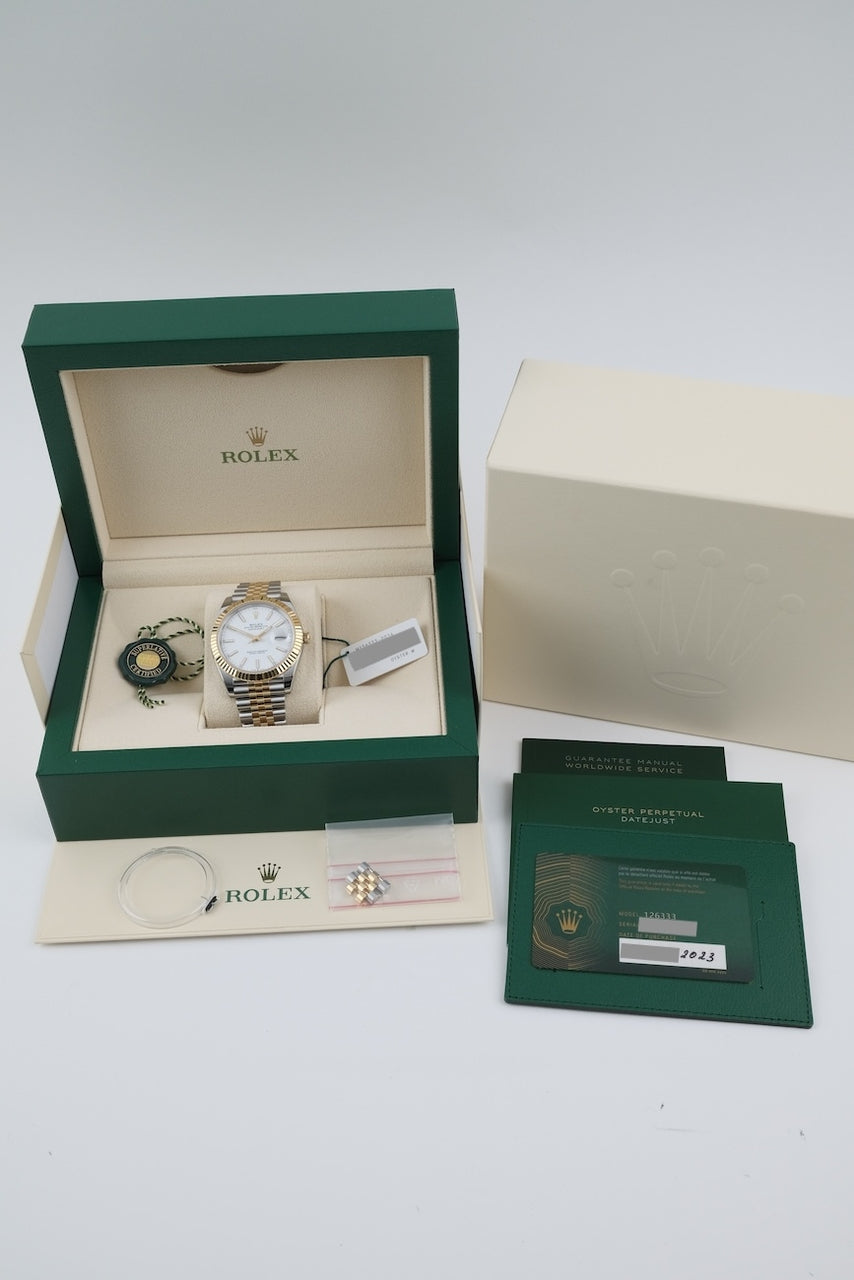 Rolex Datejust 41 126333 - Papiere und oder Lieferumfang