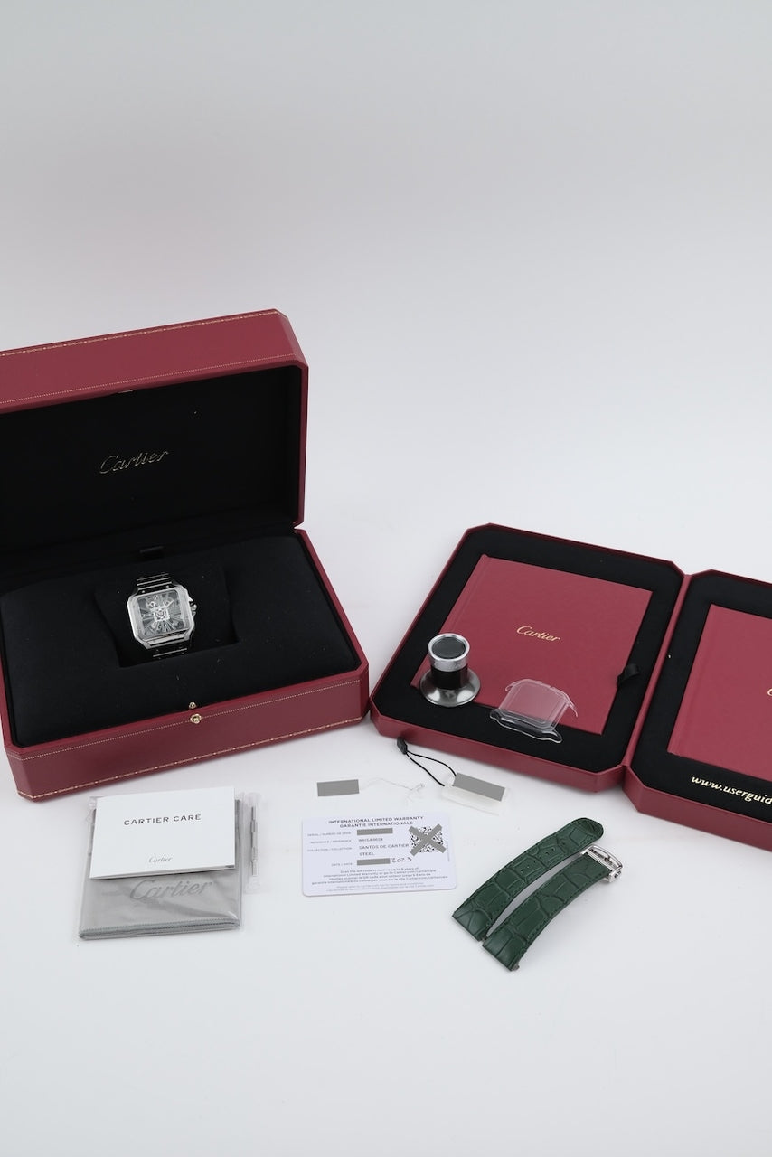 Cartier Santos WHSA0028 - documenti e/o volume di consegna