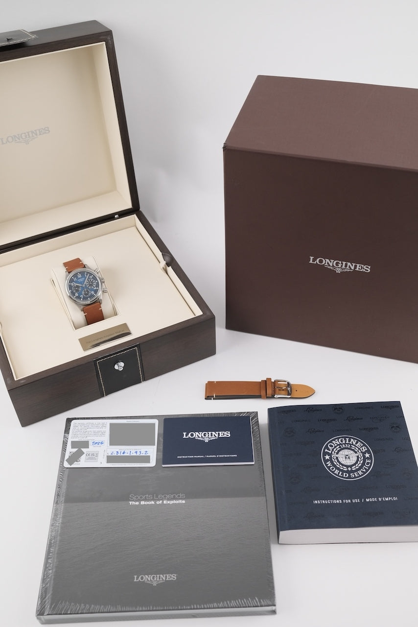 Longines Heritage Avigation Bigeye L2.816.1.93.2 - Papiere und oder Lieferumfang