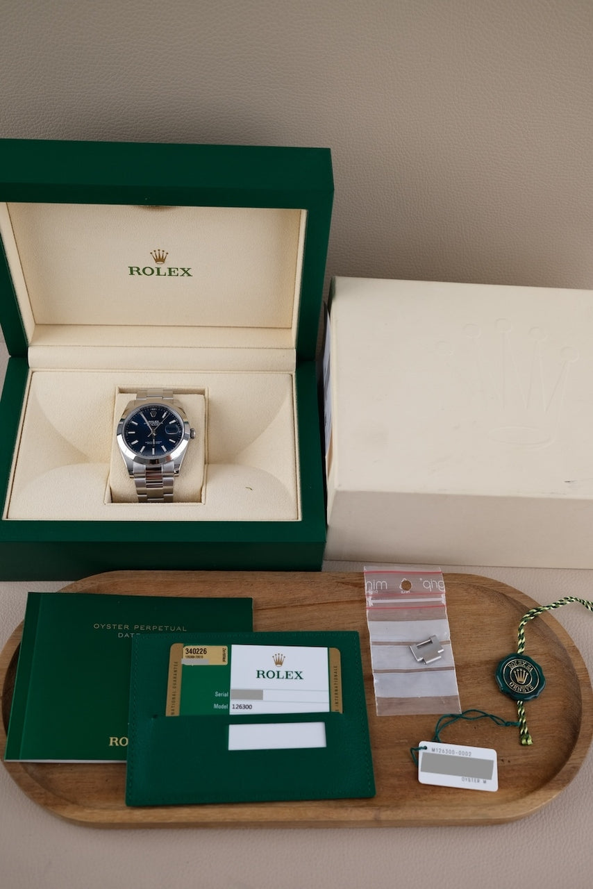Rolex Datejust 41 126300 - Papiere und oder Lieferumfang