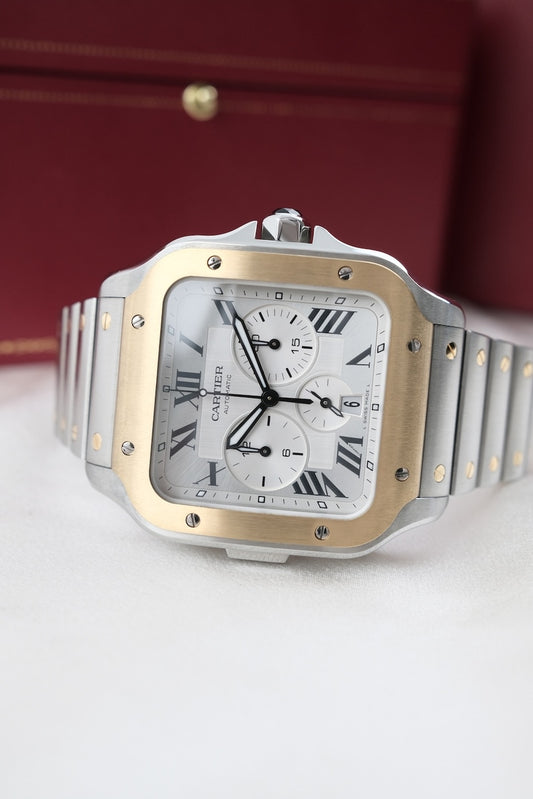Cartier Santos Chronograph XL W2SA0008 - Thumbnail
