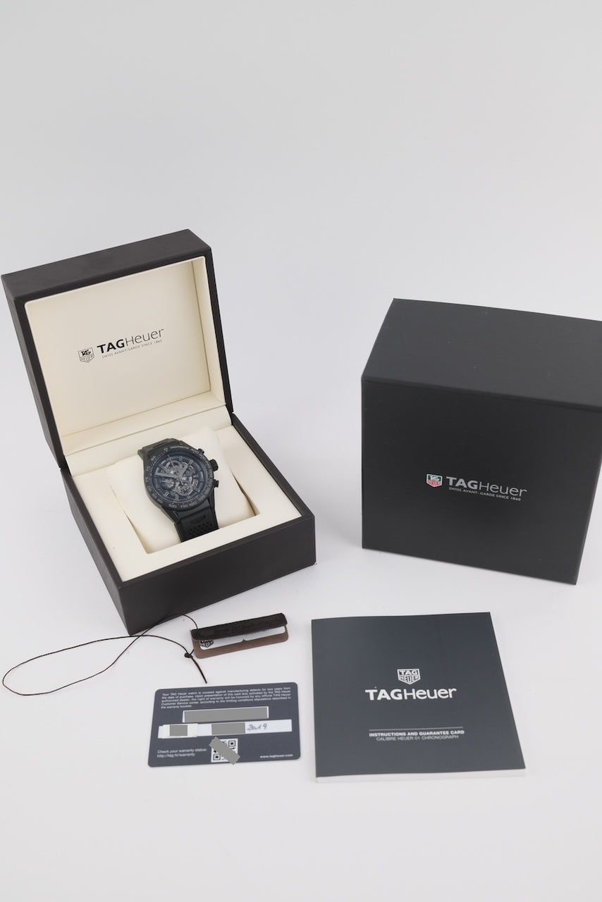 Tag Heuer Carrera Calibre 01 CAR2A91.FT6071 - Papiere und oder Lieferumfang