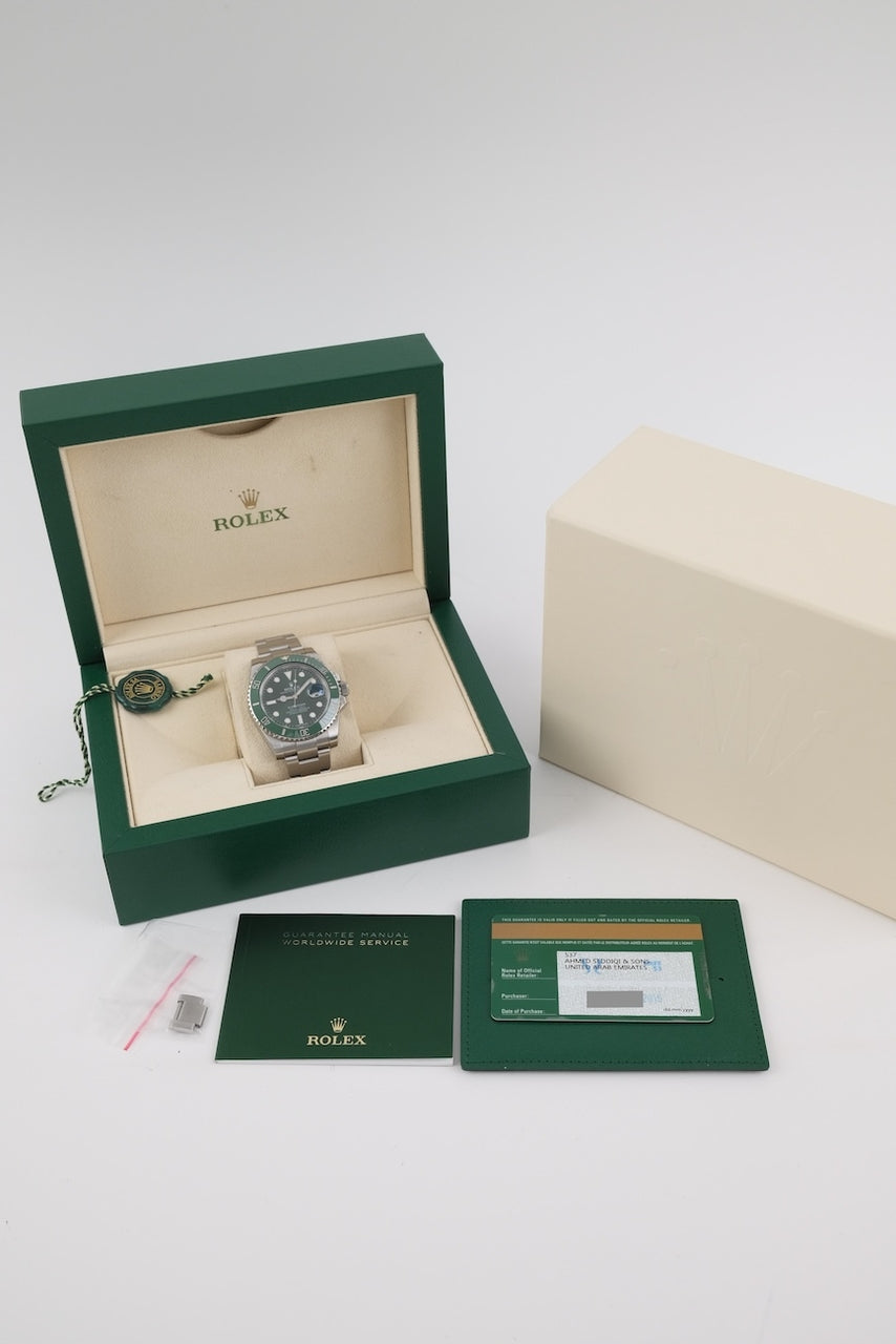 Rolex Submariner Date 116610LV - Papiere und oder Lieferumfang