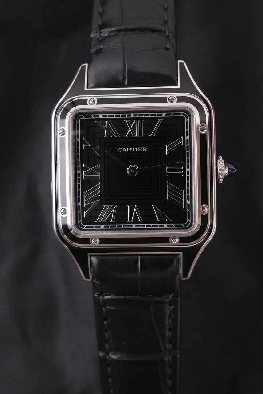 Cartier Santos Dumont Black Lacquer WSSA0046 - Detailansicht 5