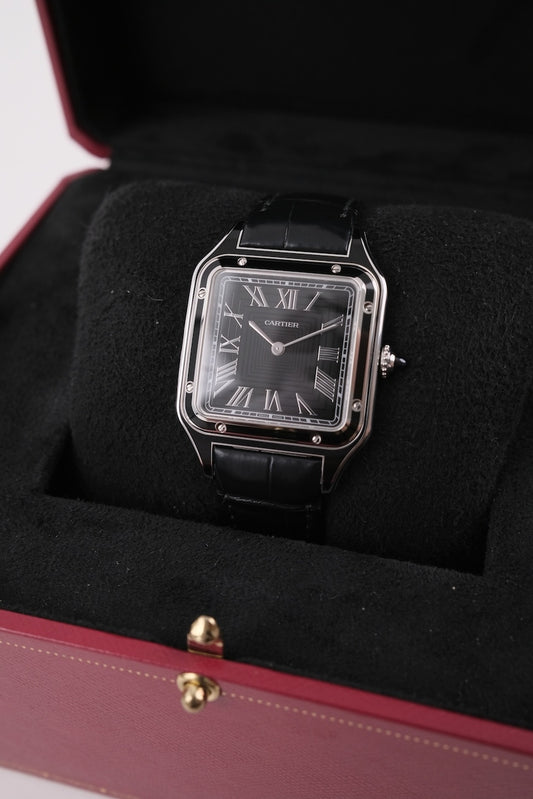 Cartier Santos Dumont Black Lacquer WSSA0046 - Detailansicht 1