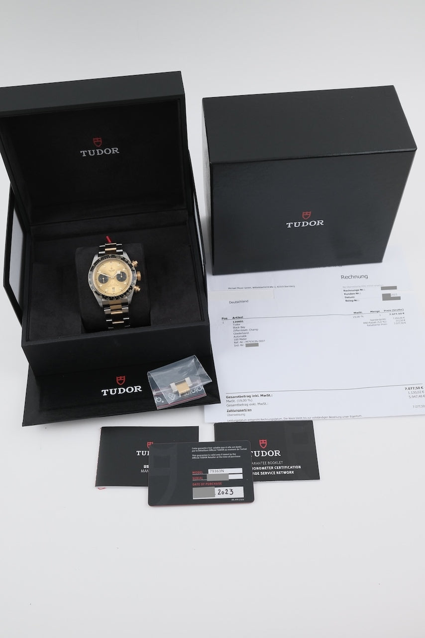 Tudor Black Bay Chrono 79363N - Papiere und oder Lieferumfang