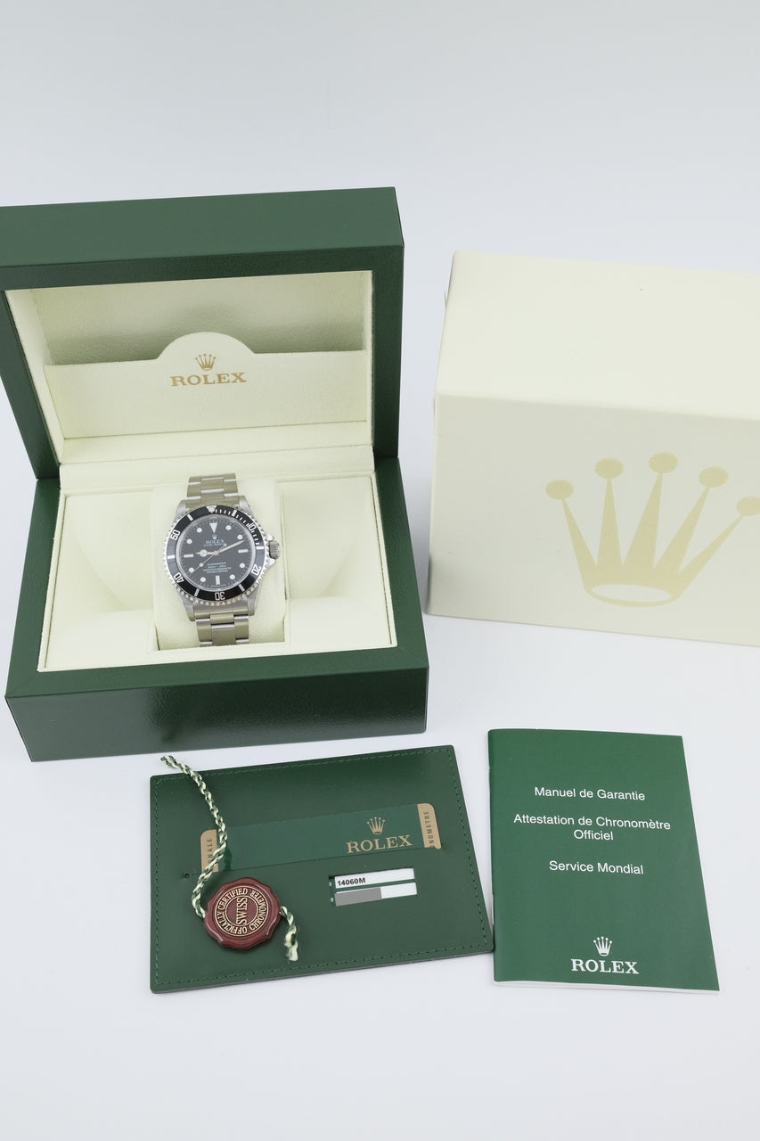 Rolex Submariner No Date 14060M - Papiere und oder Lieferumfang