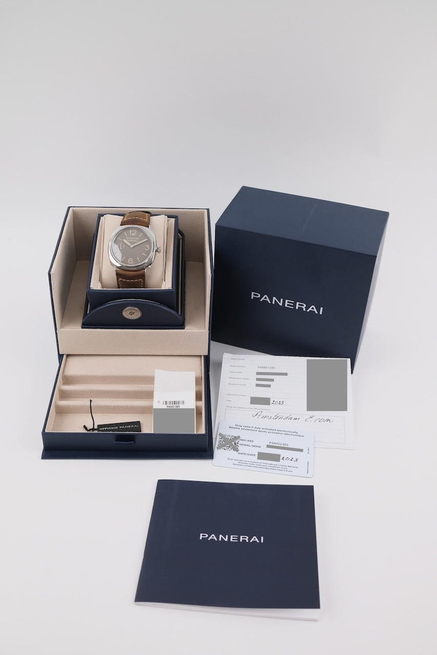Panerai Radiomir PAM01385 - Papiere und oder Lieferumfang