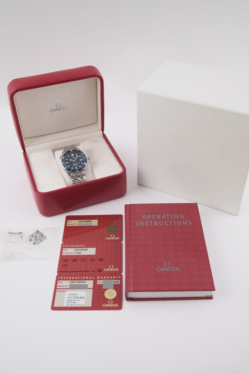 Omega Seamaster Diver 300 M 25318000 - papers and or scope of delivery