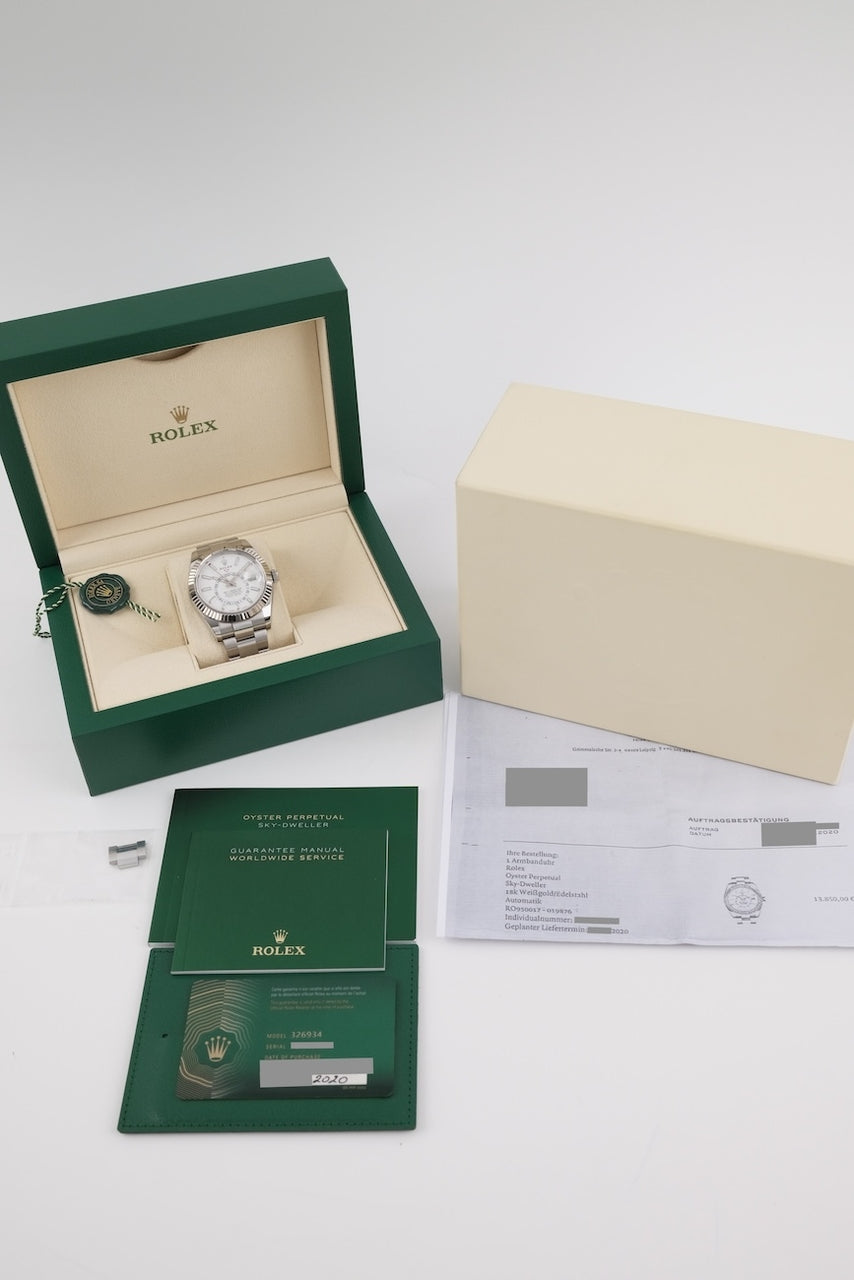 Rolex Sky-Dweller 326934 - Papiere und oder Lieferumfang