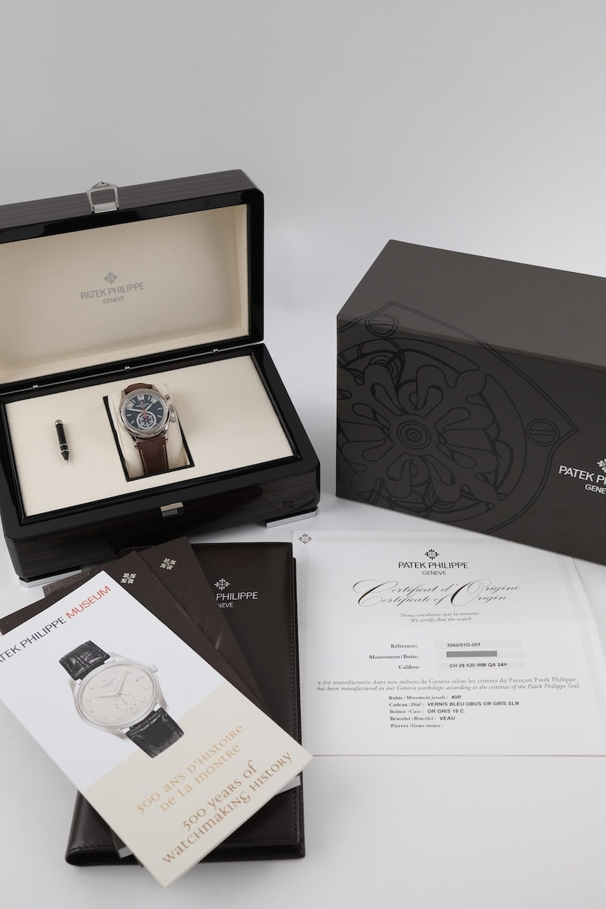Patek Philippe Annual Calendar Chronograph 5960/01G-001 - Papiere und oder Lieferumfang