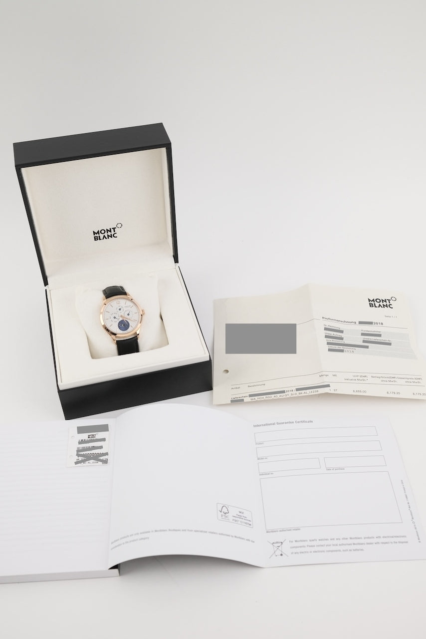 Montblanc Heritage Chronometrie Quantieme Annuel Vasco Da Gama 112537 - dokumenty i/lub zakres dostawy