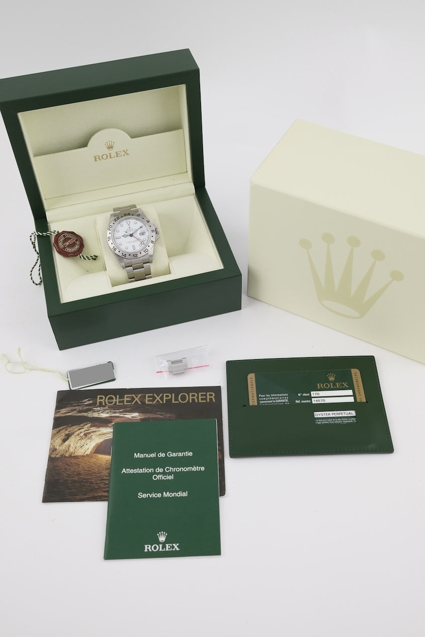 Rolex Explorer II 16570 - papers and or scope of delivery