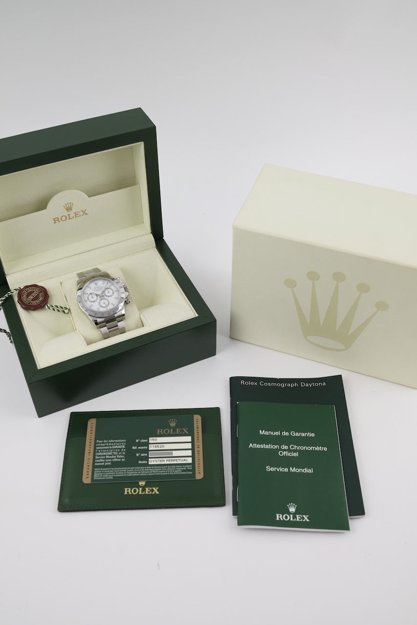 Rolex Daytona 116520 - documentación o volumen de entrega