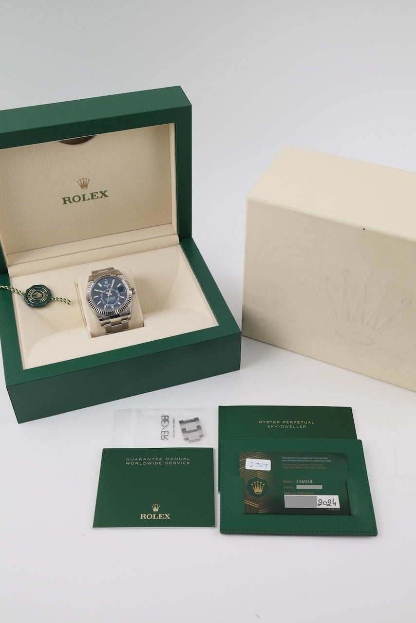 Rolex Sky-Dweller 336934 - dokumenty i/lub zakres dostawy