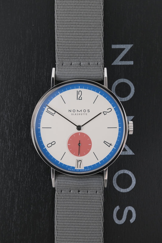 Nomos Tangente 38 Datum Zirkus 179.S1 - Detailansicht 1