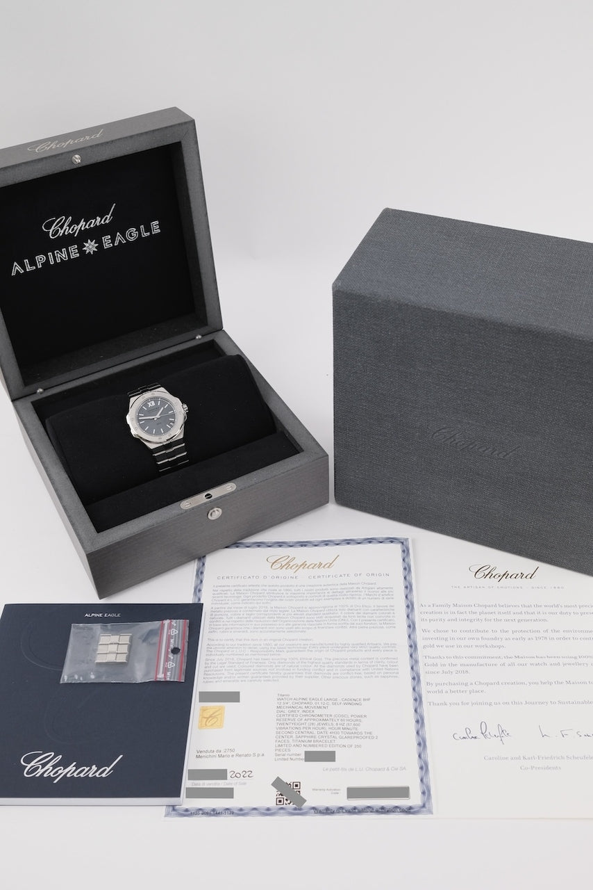 Chopard Alpine Eagle 298600-3005 - dokumenty i/lub zakres dostawy