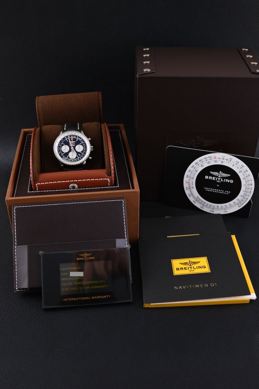 Breitling Navitimer 01 AB012012/BB01 - Papiere und oder Lieferumfang