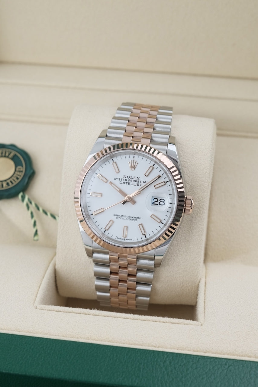 Rolex Datejust 36 Acier Rose 126231 - Vue détaillée 1
