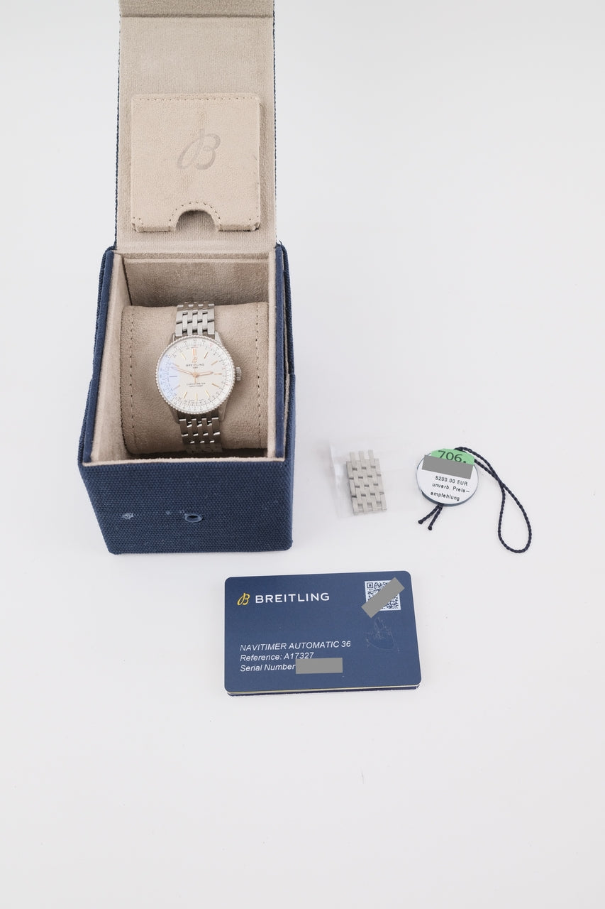 Breitling Navitimer A17327211G1A1 - Papiere und oder Lieferumfang