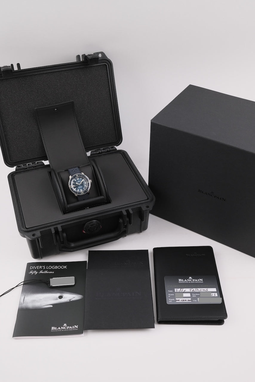 Blancpain Fifty Fathoms Automatique 5007 - documents et/ou contenu de la livraison