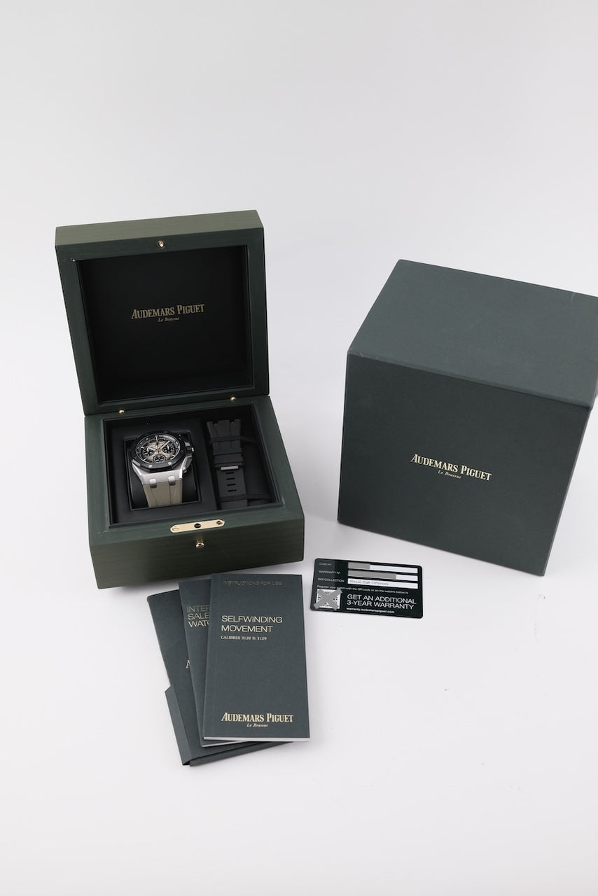 Audemars Piguet Royal Oak Offshore Chronograph 26420SO - Papiere und oder Lieferumfang