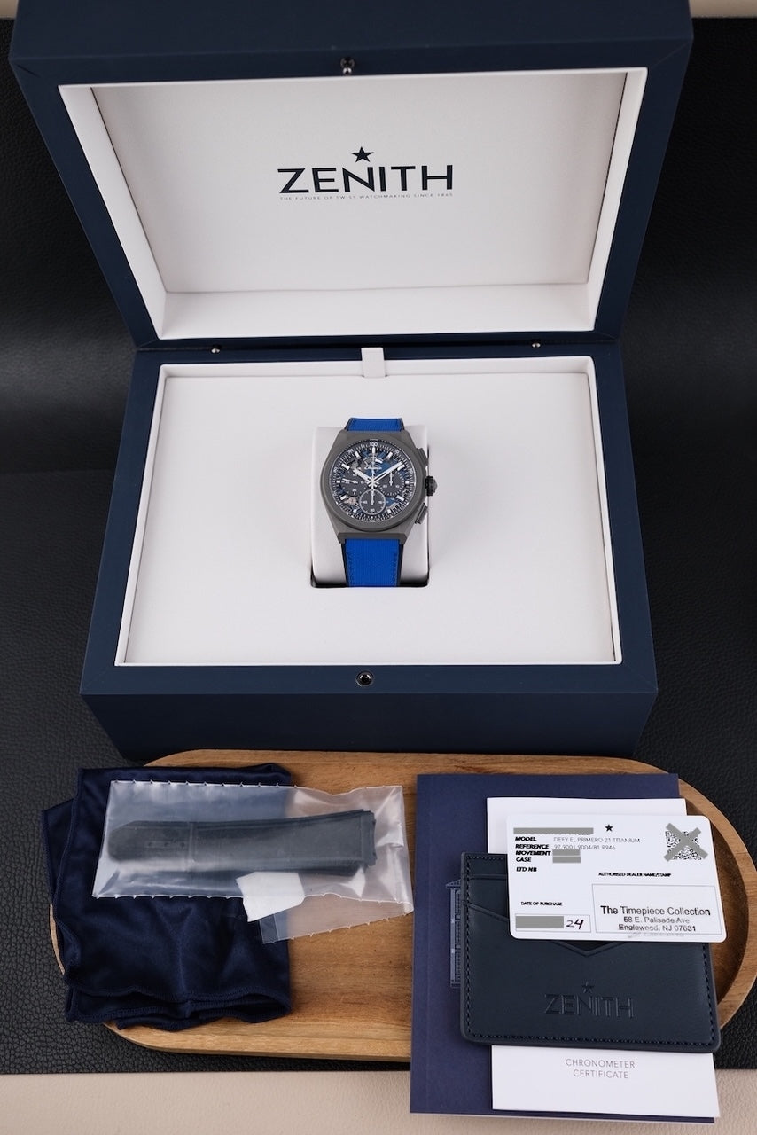 Zenith Defy El Primero 21 97.9001.9004/81.R946 - Papiere und oder Lieferumfang