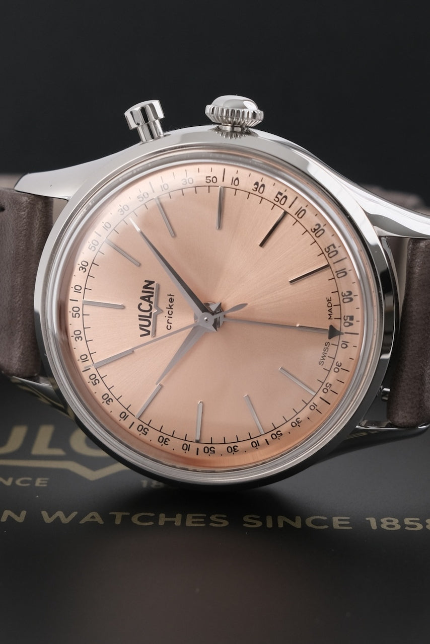 Vulcain Cricket President  Salmon 100273A80.BAC213 - Detailansicht 3