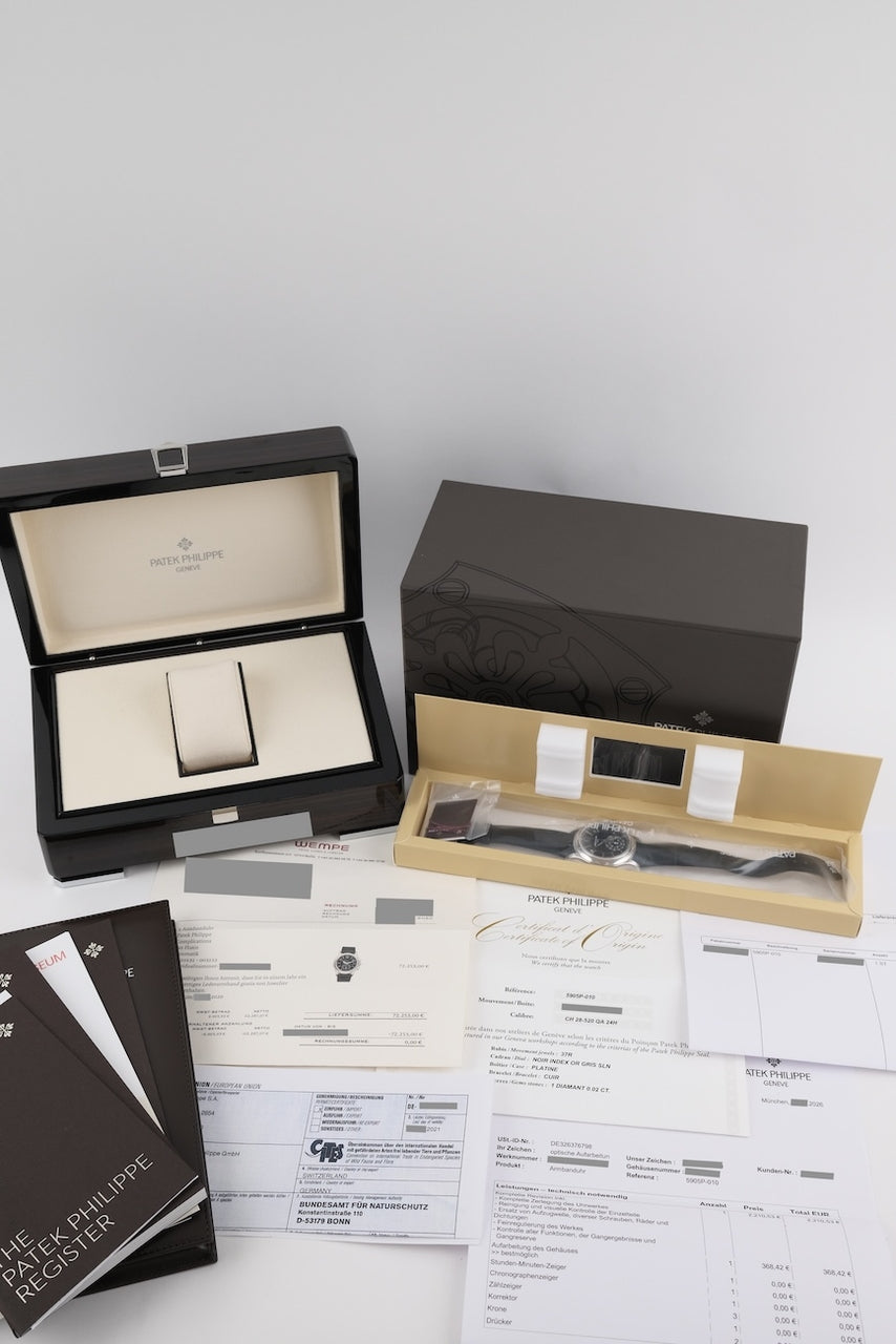 Patek Philippe Annual Calendar Chronograph 5905P-010 - Papiere und oder Lieferumfang