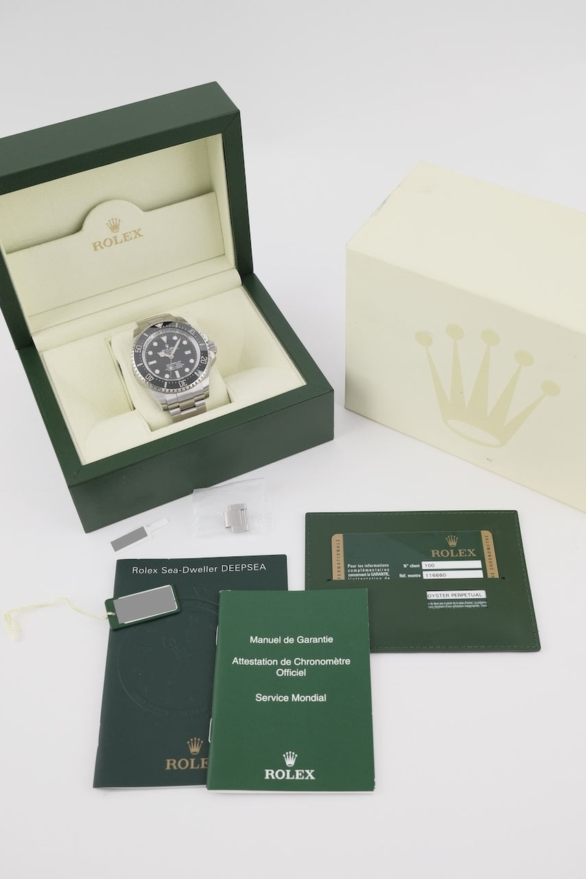 Rolex Sea-Dweller Deepsea 116660 - Papiere und oder Lieferumfang