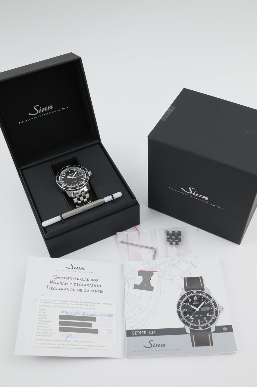 Sinn 104 St Sa I 104010 - Papiere und oder Lieferumfang