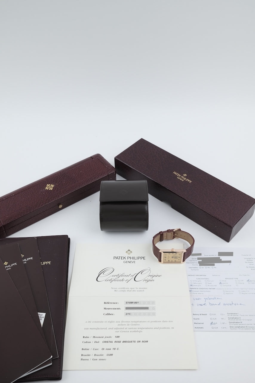 Patek Philipe Gondolo 5109R-001 - papers and or scope of delivery