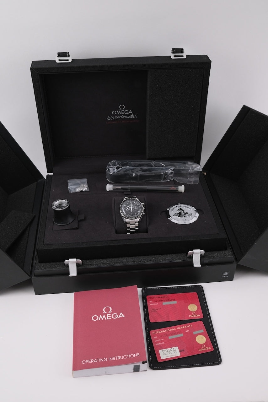 Omega Speedmaster Professional Moonwatch 31130423001005 - Papiere und oder Lieferumfang